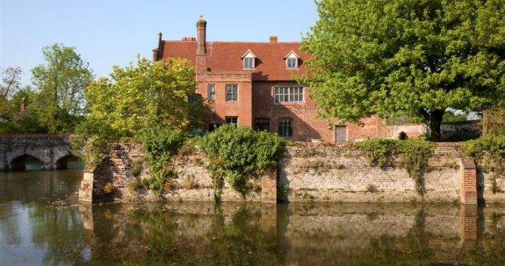 Crow's Hall moat view