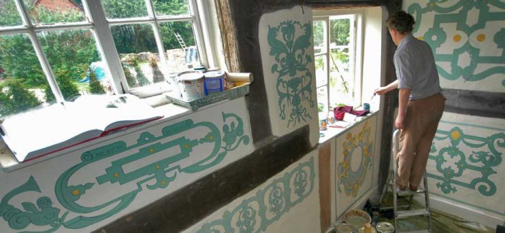 Upton Cressett Hall restoration