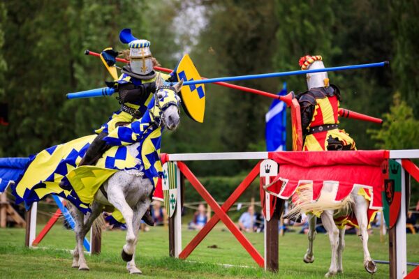 Jousting at Hever Castle and Gardens, Kent - 23 August 2020