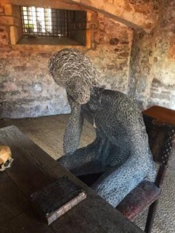 Berkeley Castle prison sculpture
