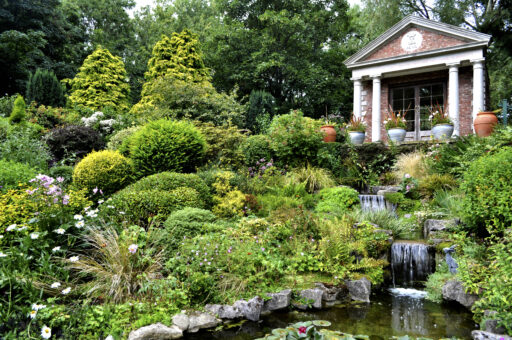 Bodrhyddan Hall temple garden