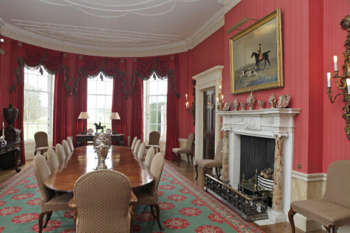 Cottesbrooke Hall dining room