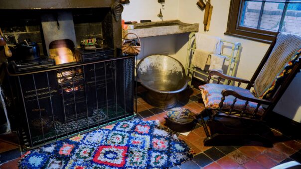 DH Lawrence Birthplace museum kitchen