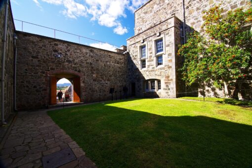 Duart Castle grounds and gate