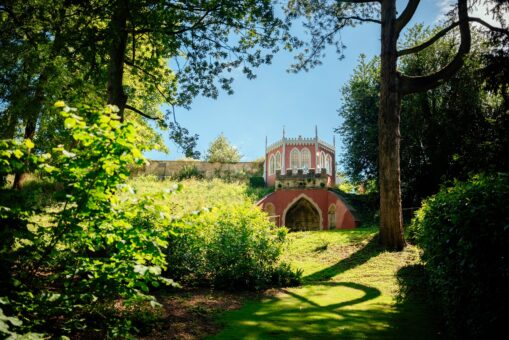 Eagle House Towering at Painswick Garden
