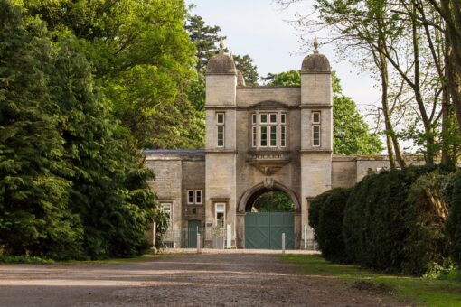 Easton Walled Gardens beautiful gatehouse
