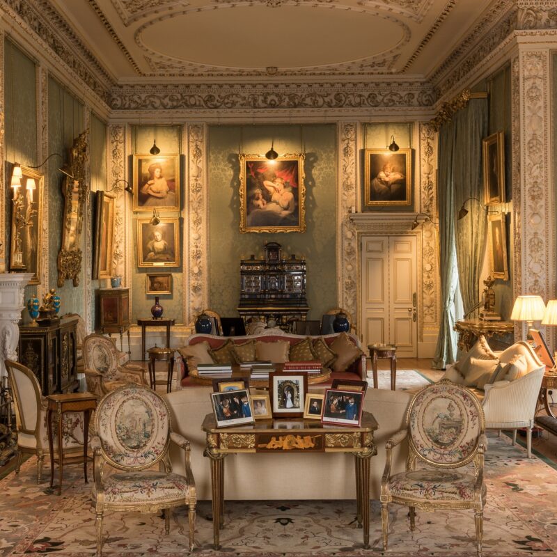 Elton Hall Drawing Room