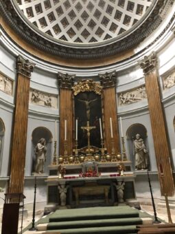 Everingham Hall alter in the chapel