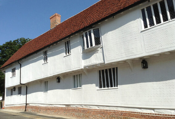 Finchingfield Guildhall front wall