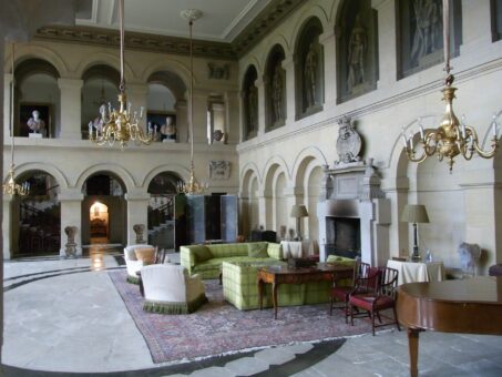 Grimsthorpe Castle entrance hall