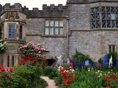 Haddon Hall garden view
