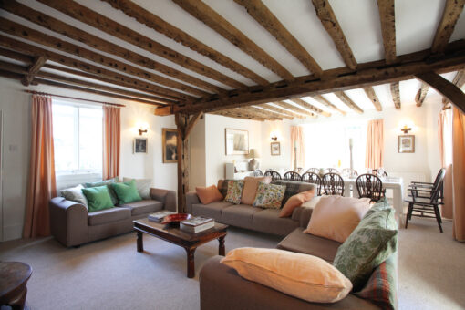 Hedingham Castle lodge sitting room