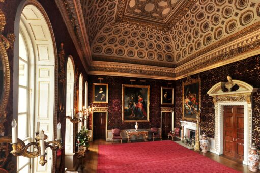 The glorious state rooms of Holkham Hall in Norfolk