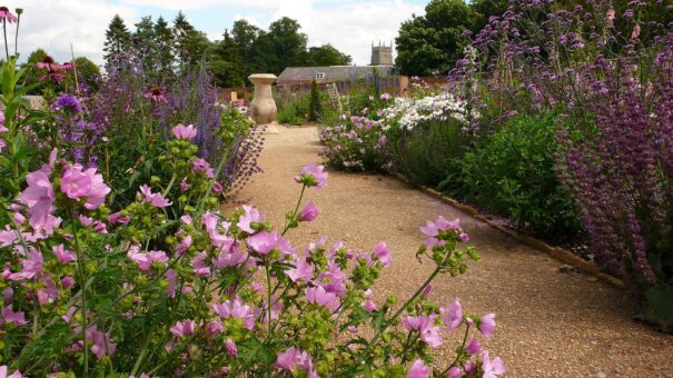 Lydiard House walled garden path