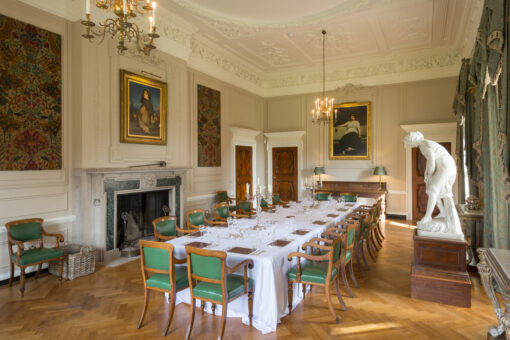 Marchmont Dining Room and sculpture