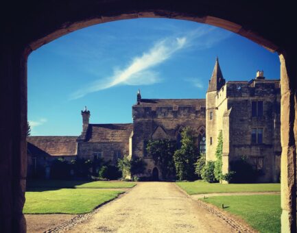 Markenfield Hall gate view