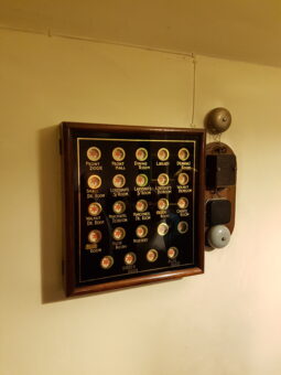 Mellerstain toolkit in the servant's quarters