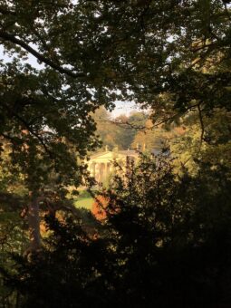 Millichope Park temple through the rough