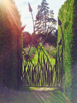 Millichope Park tulip gate