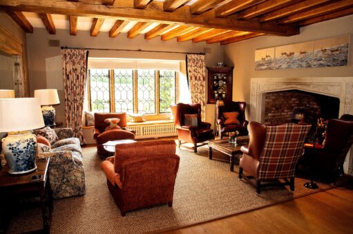 Old Hall lounge at The Old Hall, Ely