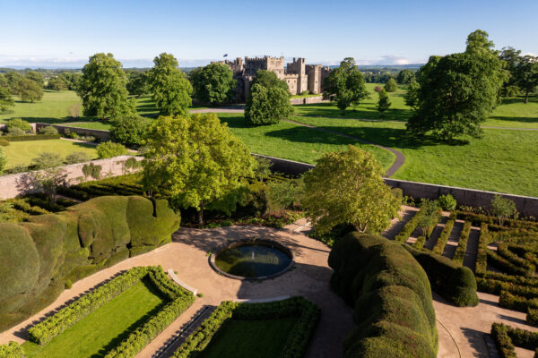 Raby Castle walled garden