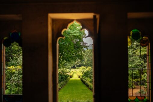 Red House wider view at Painswick Garden