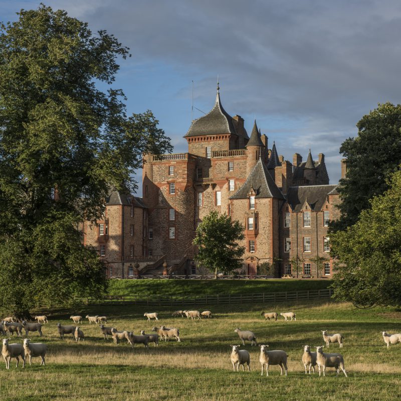 Thirlestane Castle in Berwickshire, Scotland