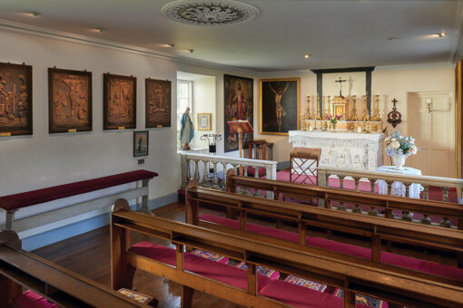 Traquair House church