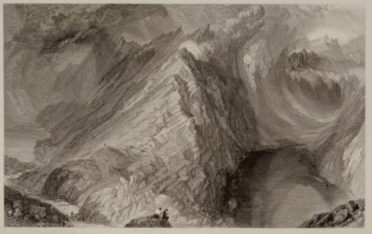 62 Loch Coriskin 1834 H Le Keux after JMW Turner - at Turner's House, Twickenham