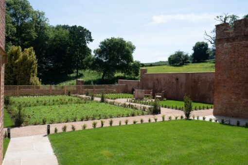 Halswell Park garden from the side entrance