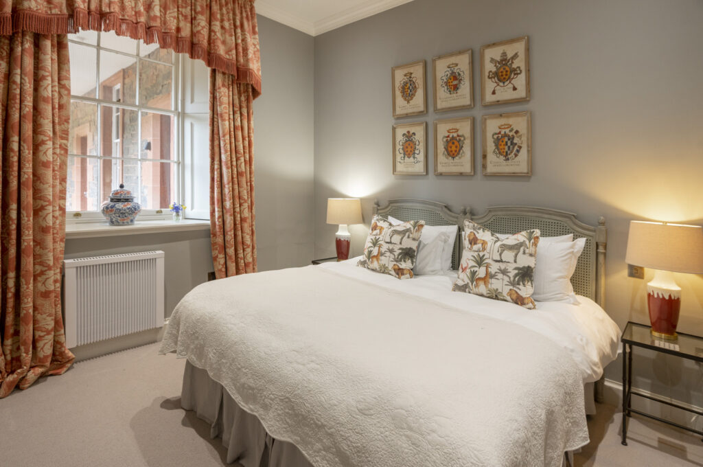 Bedroom in the Maitland Suite at Thirlestane Castle