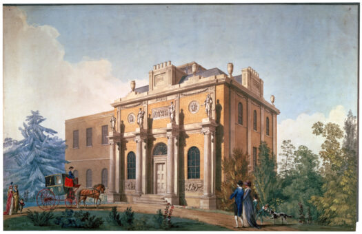 Design for the front facade of Pitzhanger Manor 1800